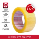 Daimaru OPP Lakban Bening / Solasi 48 mm x 90 Yard 2 Inch - 2 Pcs / solasi bening serbaguna
