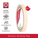 Daimaru Masking Lakban Kertas / Solasi 12mm x 21m 0.5 Inch - 6 Pcs
