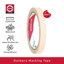 Daimaru Masking Lakban Kertas / Solasi 12mm x 21m 0.5 Inch - 32 Pcs