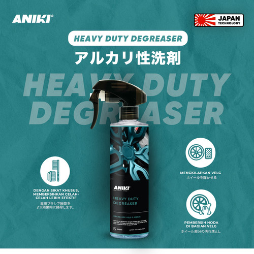 ANIKI Wheel Cleaner 250ml - Pengkilap Velg & Pembersih Mobil Motor
