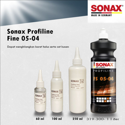 Sonax Profiline FS 05 - 04 Fine Abrasive Paste Step 2 Medium Cut Polishing Repack / Ecer