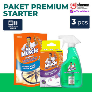 Mr Muscle Paket Premium Starter / Pembersih Serbaguna Dan Marmer