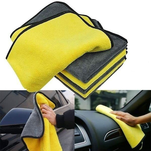 Kain Lap Microfiber 2 Sisi 30x40 - Multifungsi Mobil Motor Dapur Serbaguna