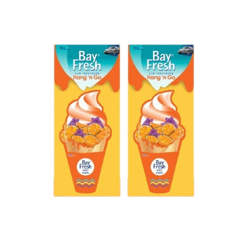 [ Dapat 2 pcs ] Bayfresh Hang N Go Orange Pulpy x 2pcs