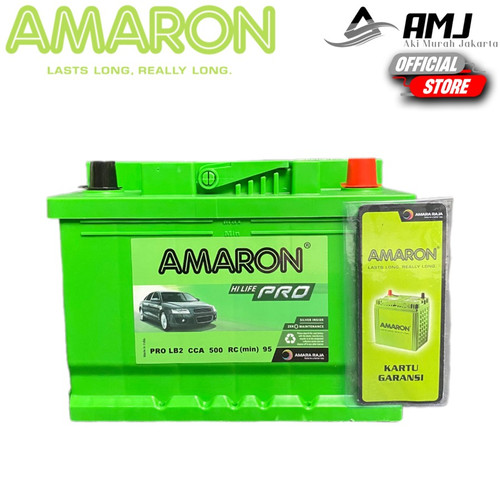 Amaron Pro Aki Mobil All New Alphard Din 66 55559 Aki Kering 12V / 66Ah