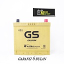 GS Calcium Aki Mobil Wuling Alvez 55D23L / 75D23L Aki Kering 12V / 65Ah