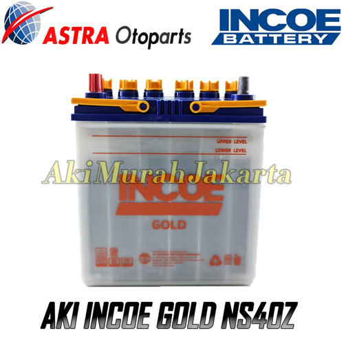 Incoe Gold Astra Aki Basah Mobil Toyota Rush GR NS40Z - 35Ah