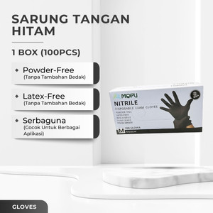 ANIKI Sarung Tangan Hitam 100pcs / Detailing Gloves