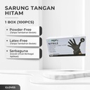ANIKI Sarung Tangan Hitam 100pcs / Detailing Gloves
