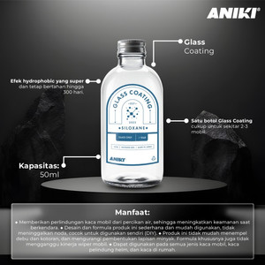 ANIKI Glass Coating 50ml - Coating Kaca / Coating Mobil