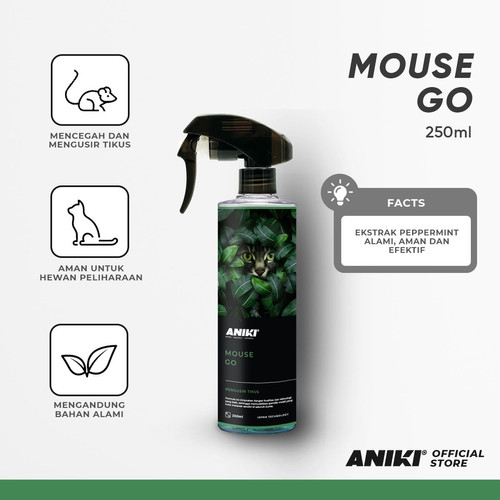 ANIKI Mouse Go 250ml - Pengusir Tikus / Anti Tikus Mobil