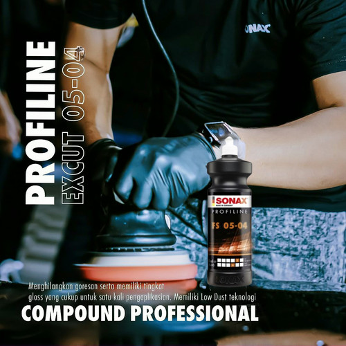 SONAX Profiline FS 05 - 04 Fine Abrasive Paste 1Liter Step 2 Medium Cut POLISHING