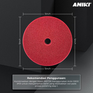 Aniki 5" Inch Heavy Cut Polishing Pad / Busa Poles Mobil Motor