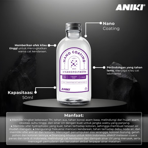 Aniki Nano Coating 50Ml - Coating Mobil / Coating Motor