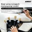 ANIKI Detailing Brush Boars Hair 1 Set 5 Pcs / Sikat Detailing