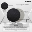 ANIKI 5" inch Denim Polishing Pad / Busa Poles / OrangePeel Removal