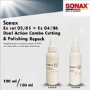Sonax EX CUT 05 05 + EX 04 06 Dual Action Combo Cutting & Polishing Step 1 - Step 2  Polising Compound / Poles Kompon