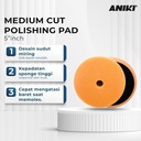 Aniki 5" Inch Foam Pad Set / Busa Pad Poles Mobil & Motor