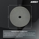 Aniki 5" Inch Mirror Finishing Polishing Pad / Busa Poles Mobil Motor