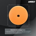 ANIKI 5" inch Medium Cut Polishing Pad / Busa Poles Mobil Motor