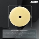 Aniki 5" Inch Soft Cut Polishing Pad / Busa Poles Mobil Motor