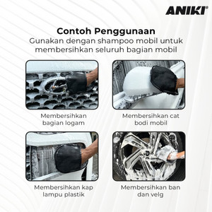 ANIKI Lamb Wool Wash Mitt / Car Wash / Shampoo / Motor Mobil