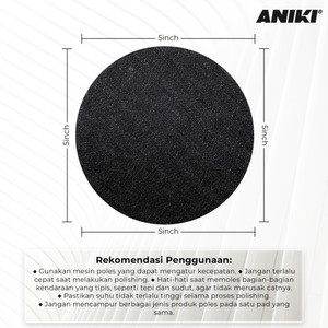 ANIKI 5" inch Denim Polishing Pad / Busa Poles / OrangePeel Removal
