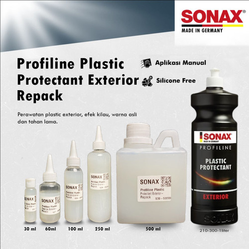 SONAX Profiline Plastic Protectant Exterior / Eksterior - REPACK / ECER 210 300