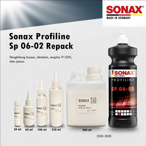 SONAX Profiline SP 06 02 REPACK / ECER - STEP 1 CUTTING / Compound Mobil Penghilang Baret