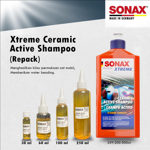 SONAX Xtreme Ceramic Active Shampoo REPACK / ECER Shampo Perawatan Coating Effect