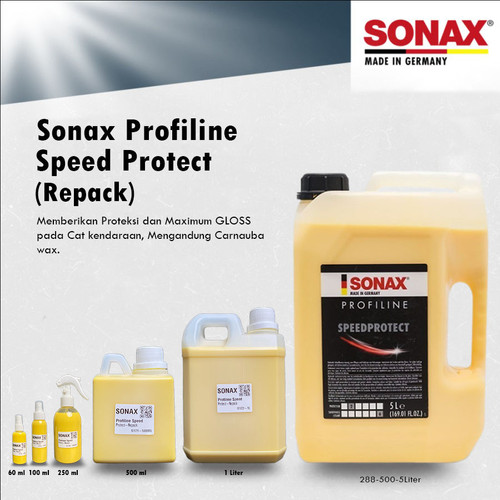 SONAX Profiline Speed Protect Carnauba Spray Wax 288-500 - Repack / Ecer