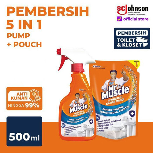 Mr Muscle Pembersih Kamar Mandi 5 In 1 / Pembersih Toilet