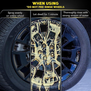 Meguiars - Meguiar's Hot Rims Black Wheel Cleaner 709ml Pembersih Velg Mobil Hitam