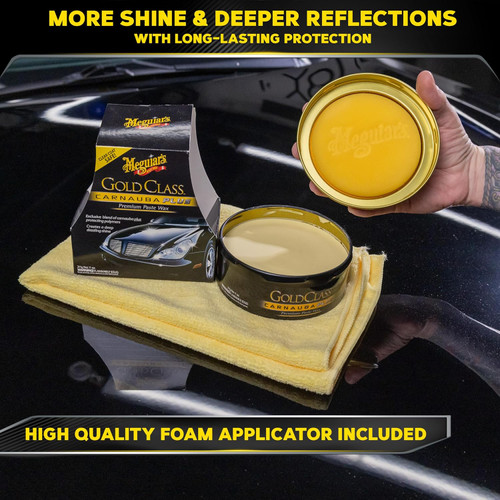 Meguiars - Meguiar'S Gold Class Carnauba Plus Paste Car Wax G7014Eu 311Gr Pengkilap Mobil