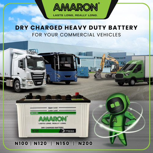 Aki Genset Amaron Dry N120 / 115F51 Aki Basah 12V / 120Ah