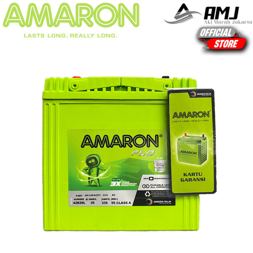 Aki Mobil ALl New Avanza 2022 NS40ZL / 42B20L Amaron Hi-Life 12V /35Ah