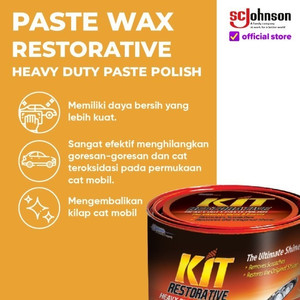 KIT Paste Wax Restorative Heavy Duty Paste Polish Mobil dan Motor