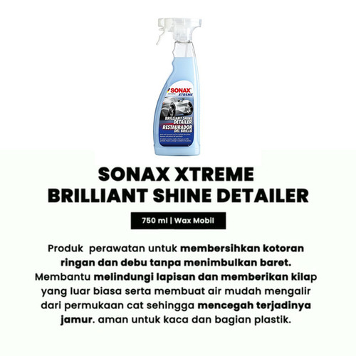 SONAX Brilliant Shine Detailer REPACK / ECER Detailer BSD Pengkilap Wax Mobil