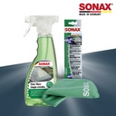 Paket Sonax Clear Glass 500ml & Sonax Microfiber Cloth Plus Interior 40x40