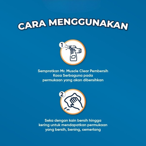 MR Muscle Clear Ref 400ml Pembersih kaca