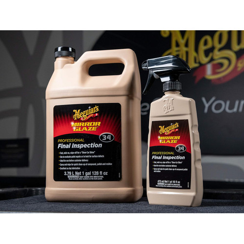 Meguiars - Meguiar's Final Inspection M34 3,79L Galon MIRROR GLAZE Pembersih & Pengkilap Mobil
