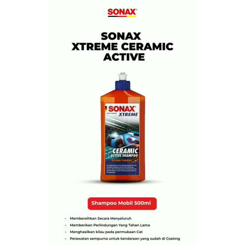 SONAX Xtreme Ceramic Active Shampoo REPACK / ECER Shampo Perawatan Coating Effect