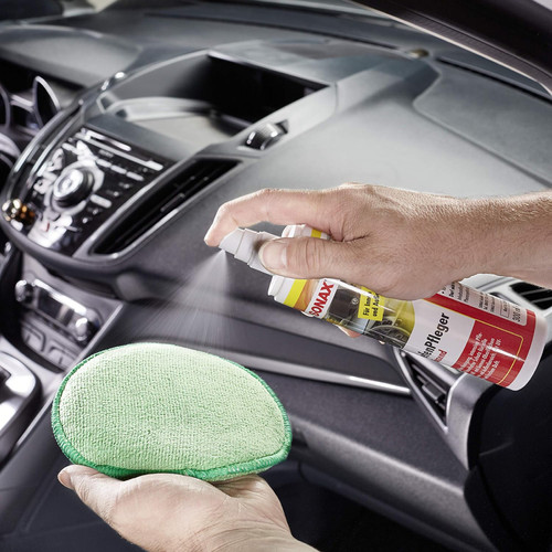 Paket Sonax Trim Protectant Glossy & Care Pad For Plastic Membersihkan Dan Melindungi Plastik / Karet