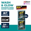 KIT Wash & Glow Sachet Hanger 30ml Shampoo Kendaraan