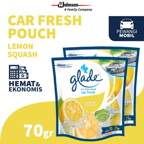 (Dapat 2Pcs) Glade One For All Lemon Squash 70gr Pengharum Ruangan