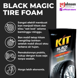 KIT Black Magic Tire Gel Sachet Hanger 32ml
