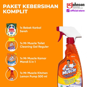 Paket Mr Muscle Kebersihan Komplit Rumah Tangga