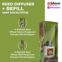 Bayfresh Reed Diffuser Pengharum Ruangan & Refill Mint Eucalyptus