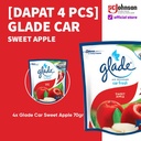 (Dapat 4 pcs) Glade Car Sweet Apple Gel 70gr