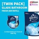 (TWIN PACK) Glade Bathroom Fresh Air Refill 75gr